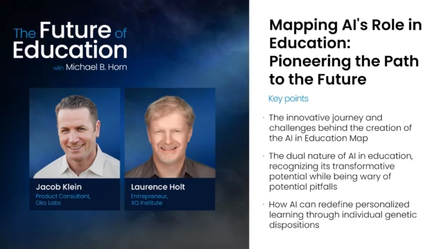 Mapping AI’s Evolving Role in Education: Where Could and Should It Have Impact?