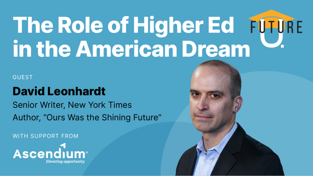 The Role of Higher Ed in the American Dream