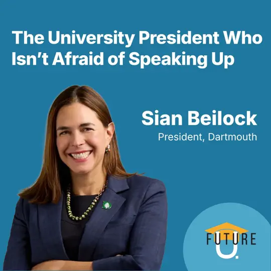 The University President Who Isn’t Afraid of Speaking Up